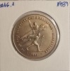 Andorra, 2 Diners 1987 - Joan Mart&iacute; i Alanis 1992 Olympic Games, KM#46, tiraj 20.000, Europa