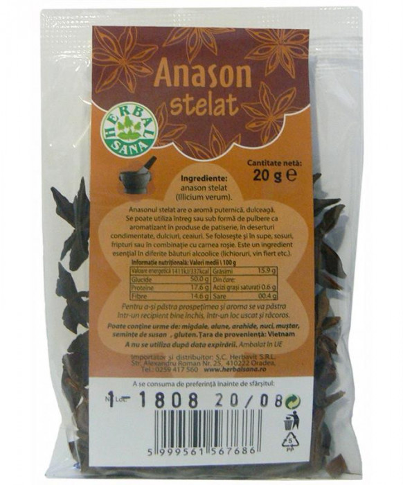 Anason Stelat Herbavit 20gr