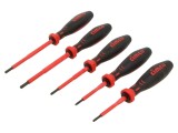 Set șurubelnițe izolate Torx&reg; TX8-TX25, 5 buc.