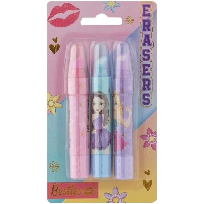 Set 3 radiere tip ruj Besties Grafix GR140022