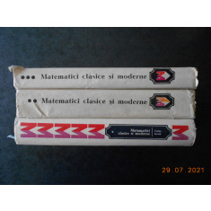 CAIUS IACOB - MATEMATICI CLASICE SI MODERNE volumele 1, 2 si 3