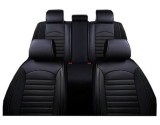 Cumpara ieftin Set Huse Scaune Auto Universale Lux, Piele ecologica, Negru 9buc