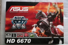 Placa video ASUS Radeon HD6670 1GB GDDR5 128-bit foto