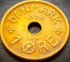 Moneda istorica 1 ORE - DANEMARCA, anul 1928 * cod 4115, Europa