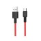 HOCO X29 Carbon cablu de date USB la Micro-USB-Lungime 1 Metru-Culoare Roșu