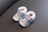 Pantofi imblaniti bleu - Fashion bunny (Marime Disponibila: Marimea 21)