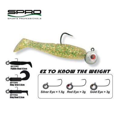 CAP TWISTER SPRO MICRO JIG HEAD NR 4 1.5GR 5 BUC foto
