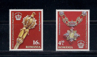 ROMANIA 2016 - FONDAREA DINASTIEI REGALE ROMANE, MNH - LP 2104 foto