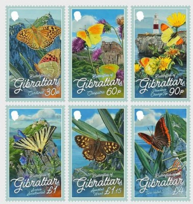 Fluturi, Gibraltar, 2024, nominal 7.95 lire foto