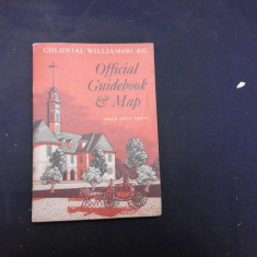 COLONIAL WILLIAMSBURG, OFFICIAL GUIDE (CARTE IN LIMBA ENGLEZA)