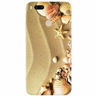 Husa silicon pentru Xiaomi Mi A1, Beach Sand Gold foto