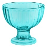 Bol pentru Inghetata cu Picior, Turcoaz, 350 ml, CMCLASS