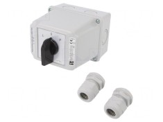 Comutator cu Came 40A 3 Poli 3 Pozitii IP65