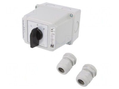 Comutator cu Came 40A 3 Poli 3 Pozitii IP65 foto