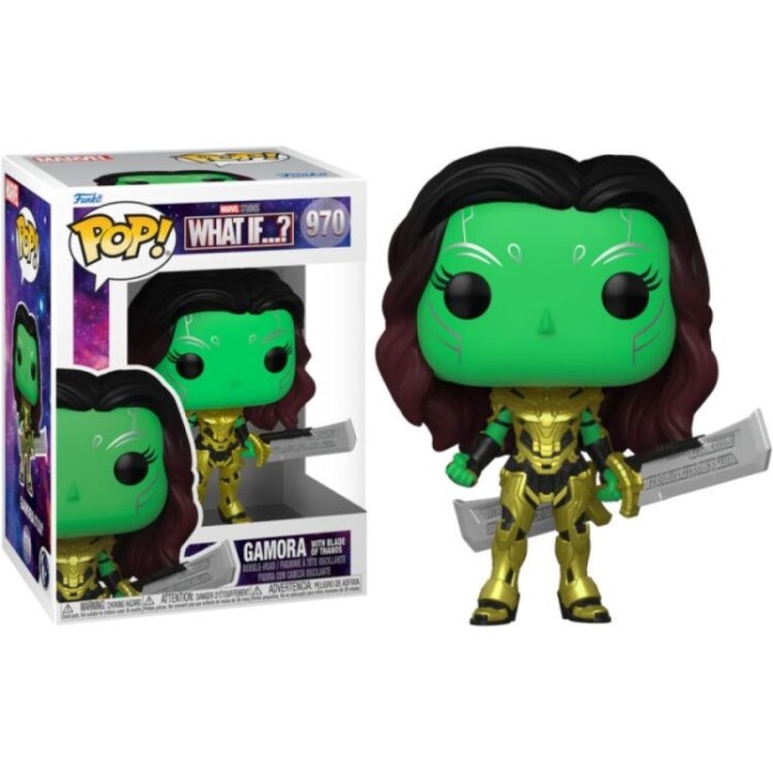 Figurina &ndash; What If &ndash; Gamora/ Blade of Thanos, Multicolor, 10 cm
