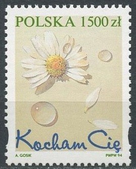 Polonia 1994 - St.Valentin 1v.,neuzat,perfecta stare(z) foto