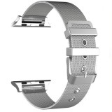 Curea tip Milanese Loop, compatibila Apple Watch 42mm, Silver
