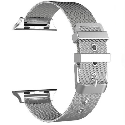 Curea tip Milanese Loop, compatibila Apple Watch 42mm, Silver foto