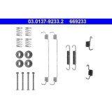 Set accesorii reparatie saboti frana Ate 03013792332, parte montare : punte spate