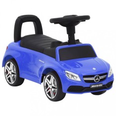 vidaXL Ma?inu?a pentru primii pa?i Mercedes-Benz C63, albastru foto