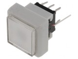 Comutator tastatură DPDT LED alb 30V 0,1A