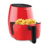 Friteuza Heinner HAF-1250DRD, Putere 1250 W, Vas cu invelis non-stick, Capacitate cos 2.5 l, Control digital, Rosu