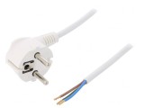 Cablu Electric Alb 3x1mm2 5m PVC 16A 250V
