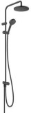 Hansgrohe Coloană de duș VERNIS Blend 200 1jet Reno, EcoSmart negru mat