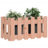 Jardiniera gradina design gard, 60x30x30 cm, lemn masiv douglas GartenMobel Dekor, vidaXL