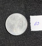 Moneda 1000 lei 2004 aluminiu