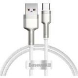 Cablu alimentare si date Baseus Cafule Series, Fast Charging Data Cable pt. smartphone, USB la USB Type-C 66W, braided, 1m, alb