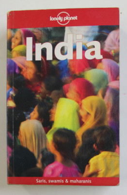INDIA , LONELY PLANET GUIDE , by SARINA SINGH ....RICHARD PLUNKETT , 2001 foto