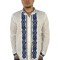 Bluza tip ie barbati RB 364, marime M, alb/albastru