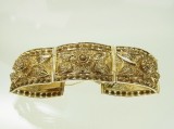 Bratara argint antica aurita