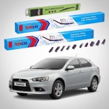 Cumpara ieftin Ștergătoare Mitsubishi Lancer Sportback (CX) 2008+ | Set Față și Spate Flat Premium &ndash; TeamCar&reg;