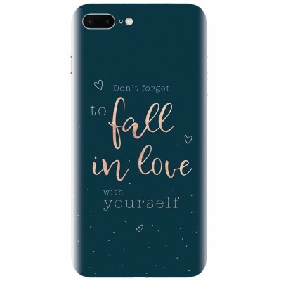 Husa silicon pentru Apple Iphone 7 Plus, Fall In Love foto