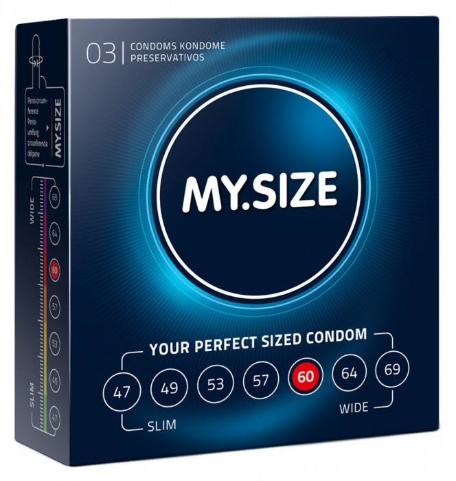 Prezervative My Size 60mm XXL, 3 Bucati#