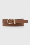 MICHAEL Michael Kors curea cu doua fete femei, culoarea maro