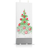 Flatyz Holiday Christmas Tree with Snow lumanare 6x15 cm