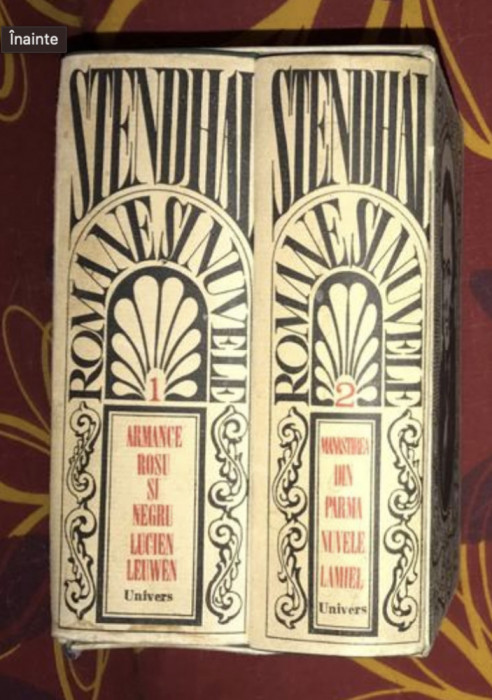 Stendhal - Romane si nuvele (2 vol.) ed. de lux velina