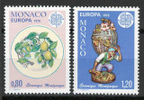 Monaco 1976 Mi 1230/31 MNH - Europa: arta si mestesuguri, Nestampilat