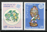 Monaco 1976 Mi 1230/31 MNH - Europa: arta si mestesuguri