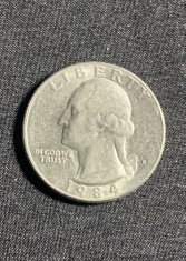 Moneda quarter dollar 1984 USA