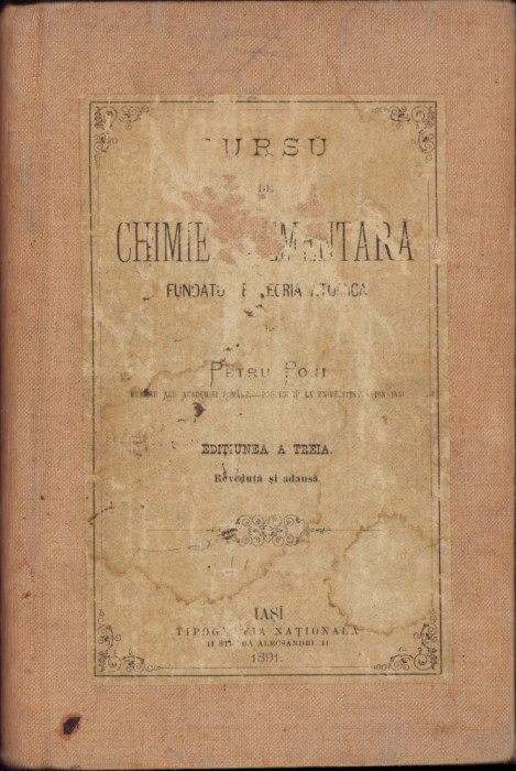 HST 392SP Semnătura pictor Corneliu Baba pe manualul său de chimie 1923