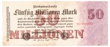 Germania 50 000 000 Mark Marci 1923 P-98a Seria 013451