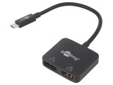 Adaptor DisplayPort la HDMI Negru 0,12m