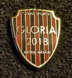 Insigna fotbal - Clubul Sportiv &quot;GLORIA&quot; 2018 BISTRITA-NASAUD