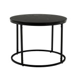 Cumpara ieftin Masuta cafea blat mdf mamorat metal negru Gagin 60x45 cm