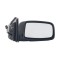 Oglinda exterioara Mitsubishi Lancer (Cs) 09.2003-08.2008 partea dreapta BestAutoVest crom convex carcasa neagra reglare electrica fara incalzire, cu