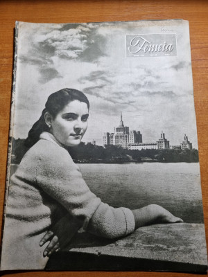 femeia octombrie 1955-art. talmaciu sibiu,mihail sadoveanu,timisoara,moda foto